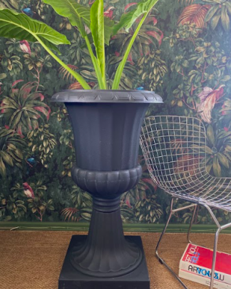 Maceta Copón Malta · Negro